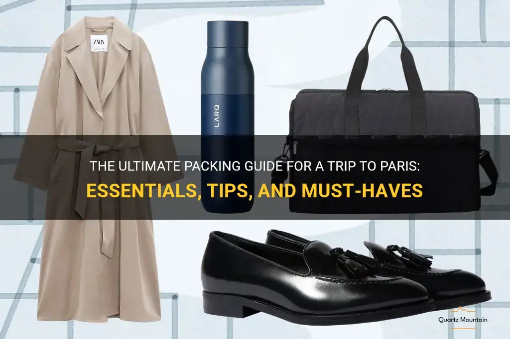 what to pack for a trip to paris