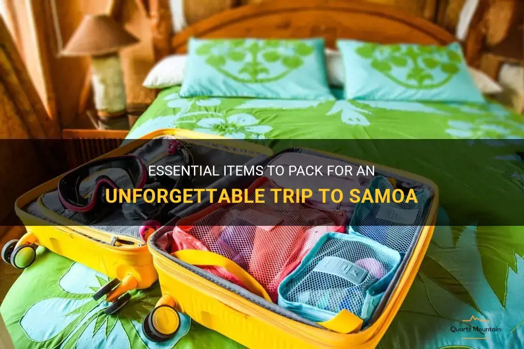 what to pack for a trip to samoa