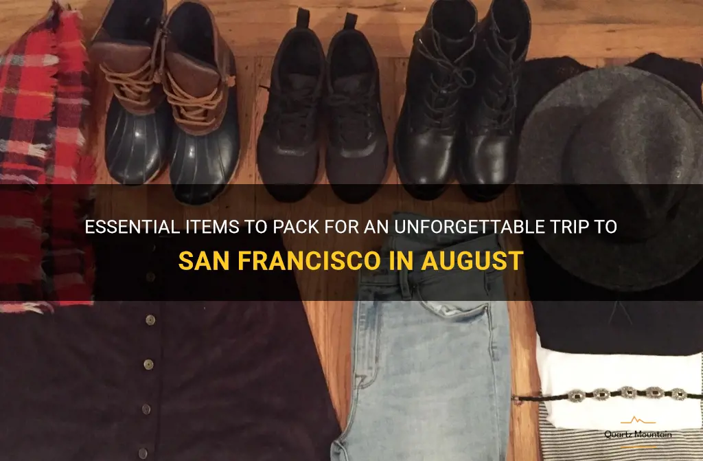 what to pack for a trip to san francisco august