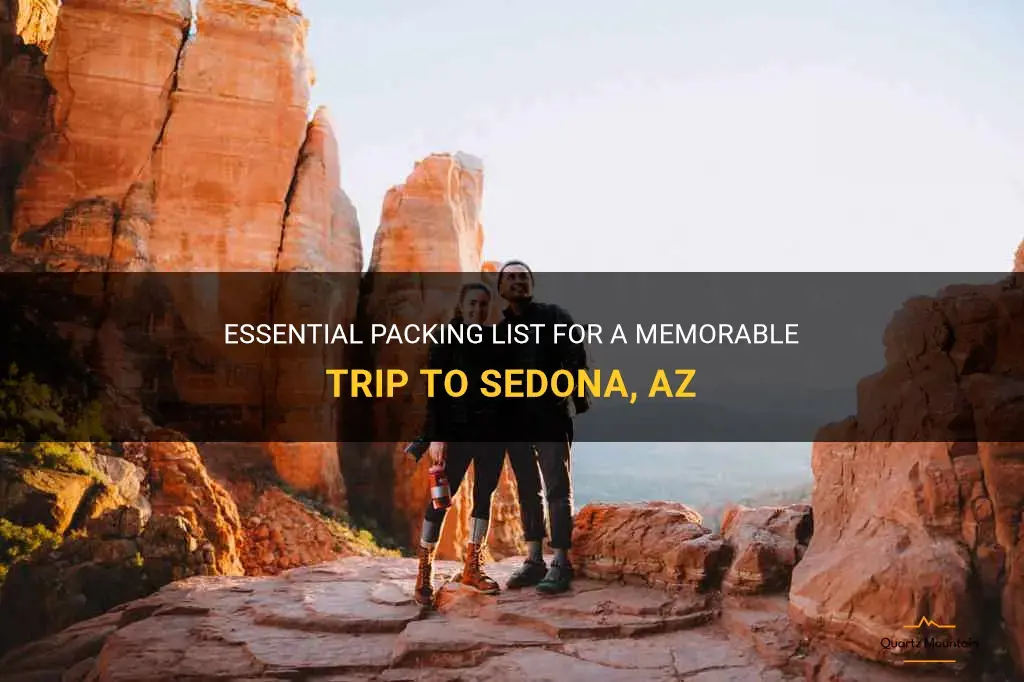 what to pack for a trip to sedona az