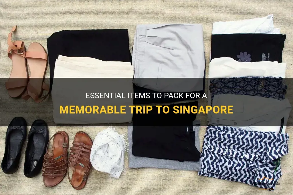 what to pack for a trip to singapore