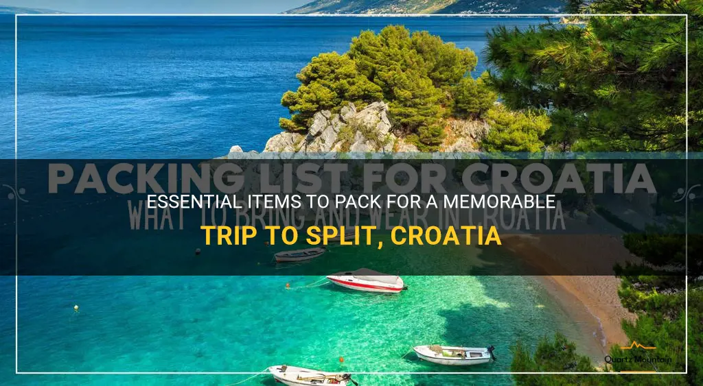 what to pack for a trip to split croatia