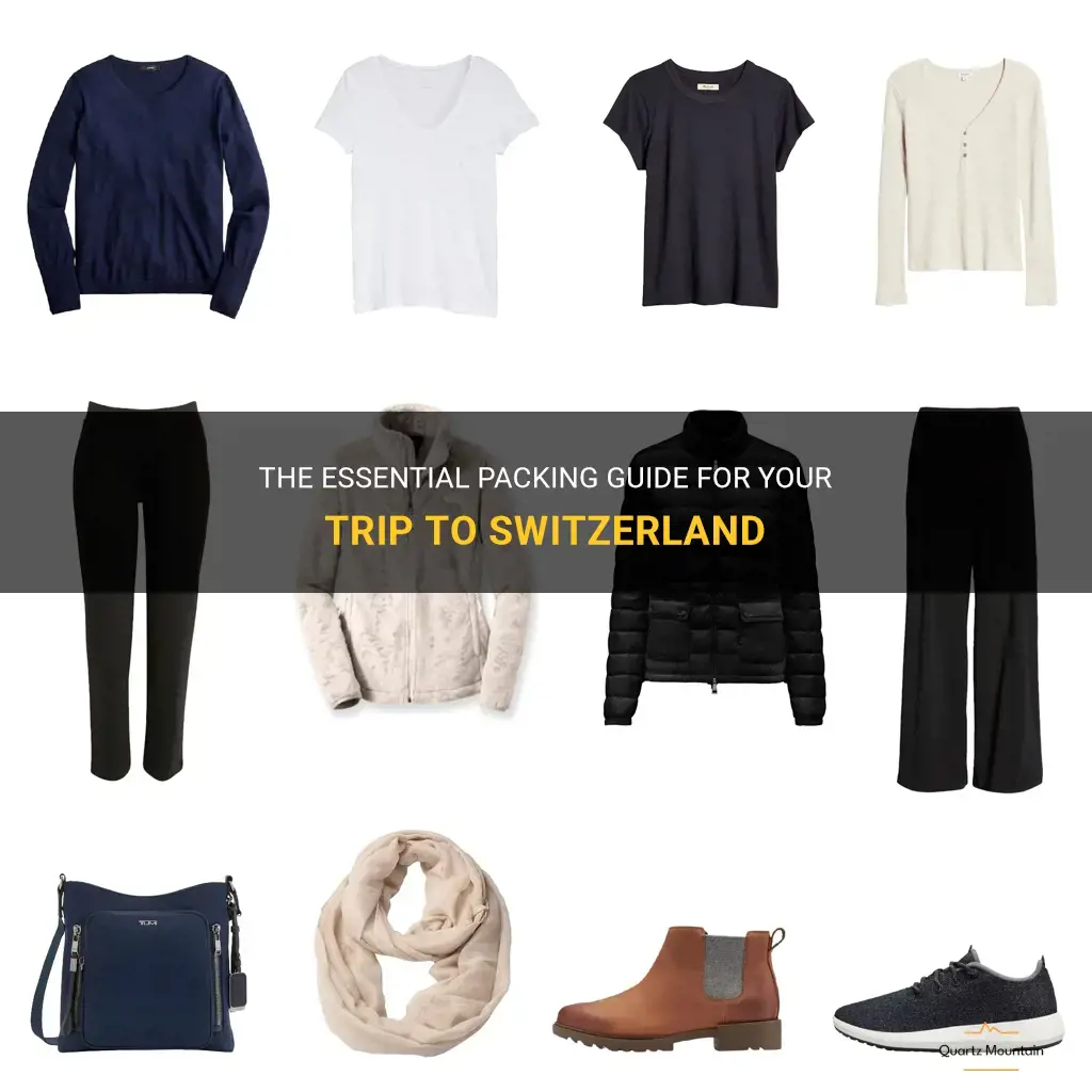 what to pack for a trip to switzerland