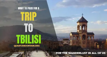 Essential Items to Pack for a Memorable Trip to Tbilisi