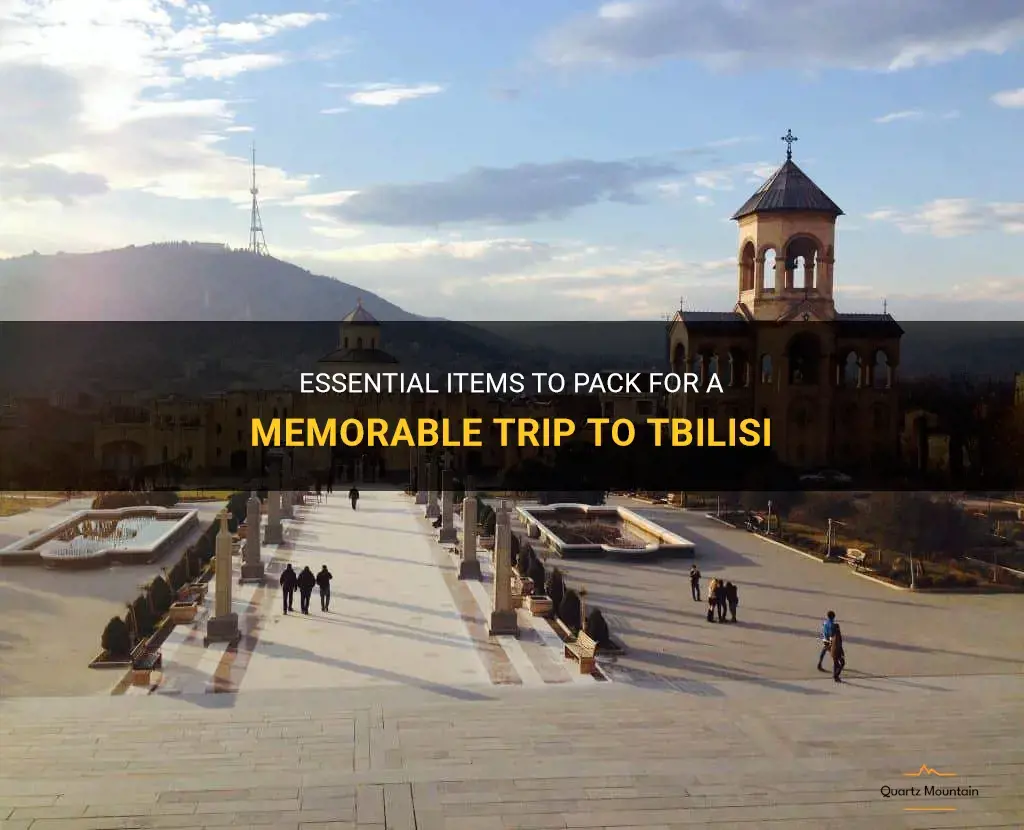what to pack for a trip to tbilisi