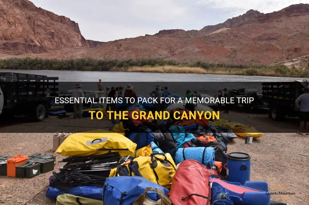 what to pack for a trip to the grand canyon