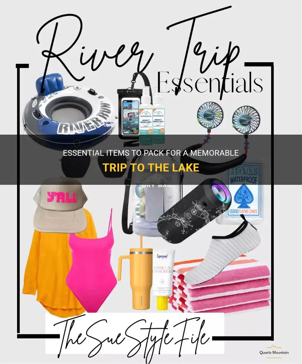 what to pack for a trip to the lake