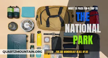 Essential Items to Bring on a National Park Adventure: A Comprehensive Packing Guide
