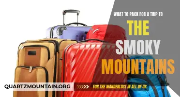 Essential Items to Pack for a Trip to the Smoky Mountains