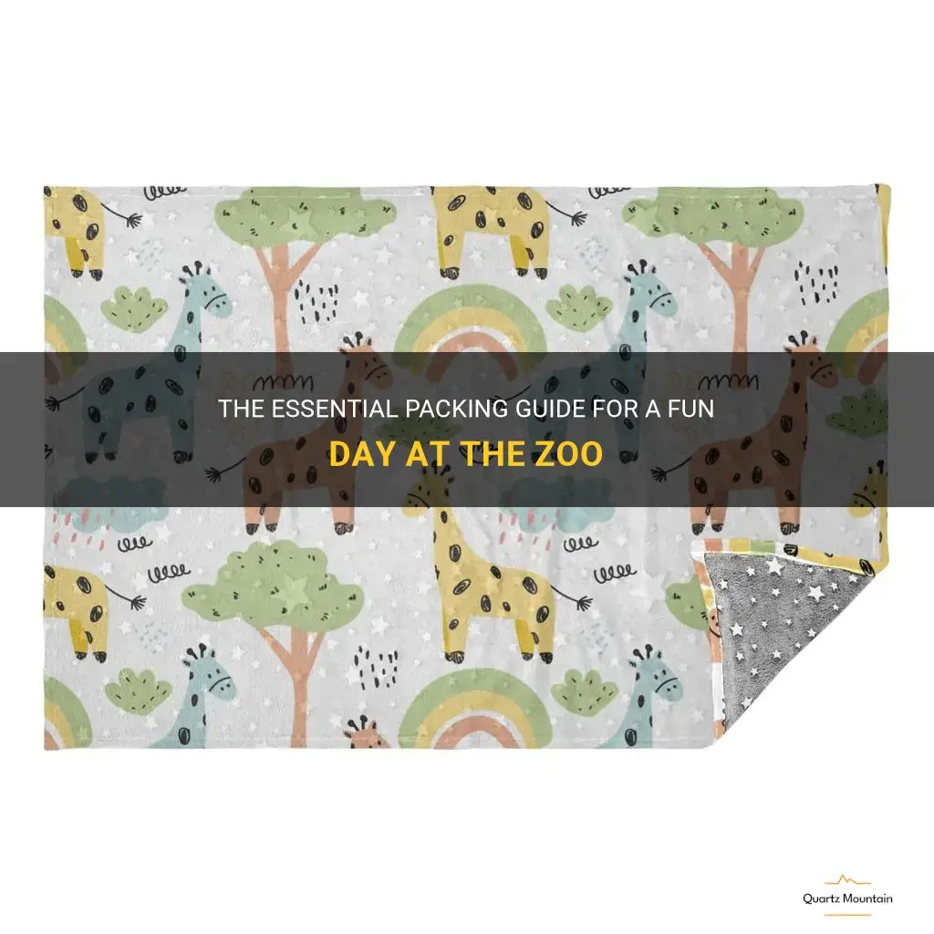 what to pack for a trip to the zoo