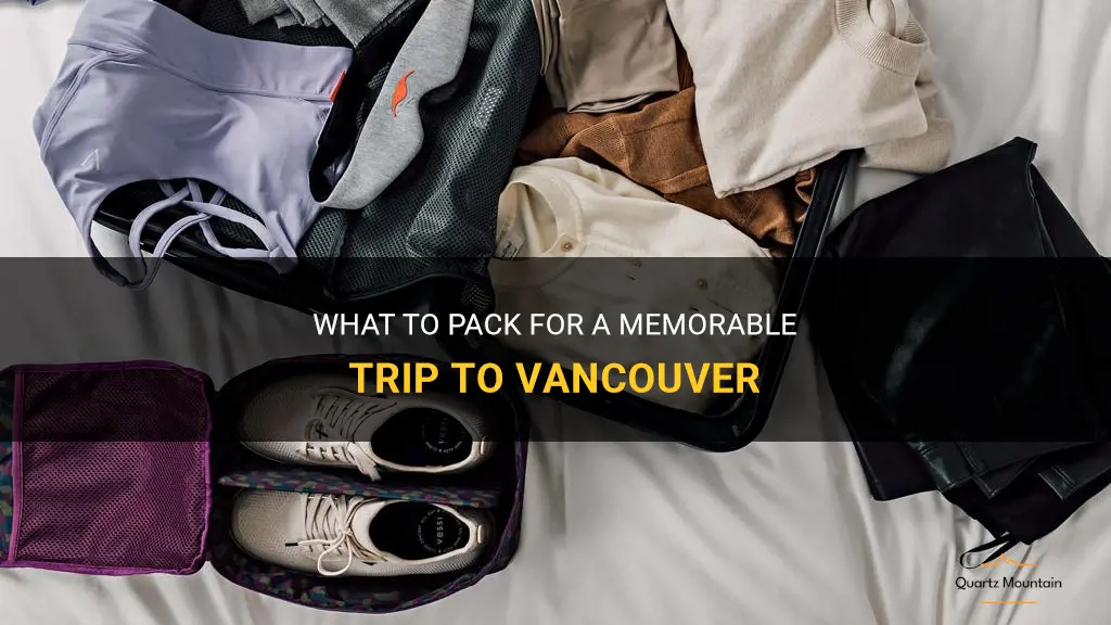 what to pack for a trip to vancouver
