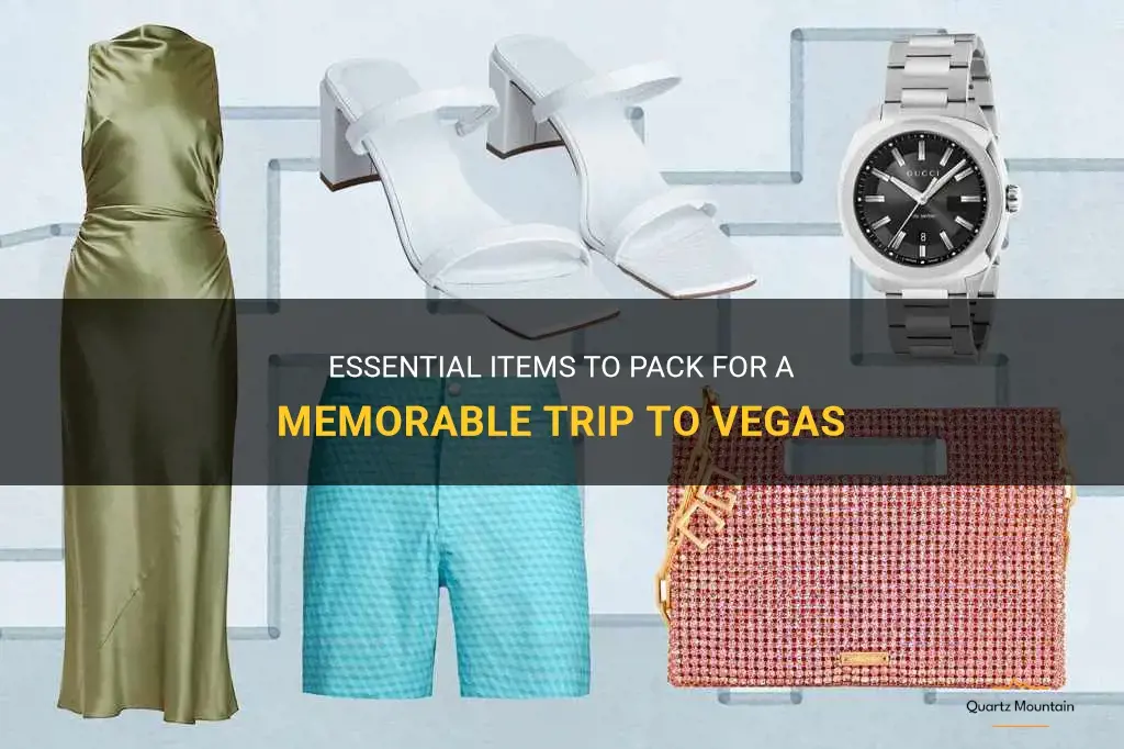 what to pack for a trip to vegas
