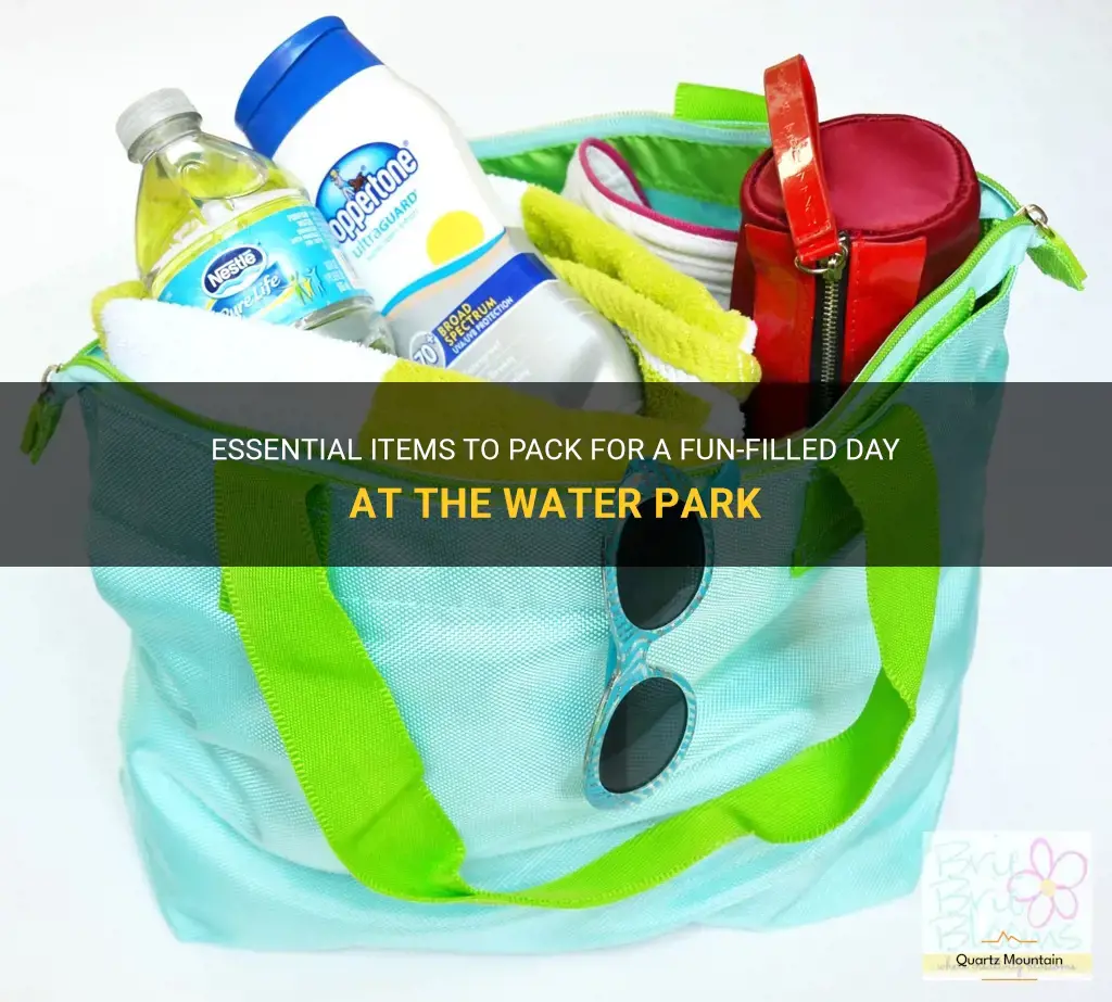 what to pack for a trip to water park