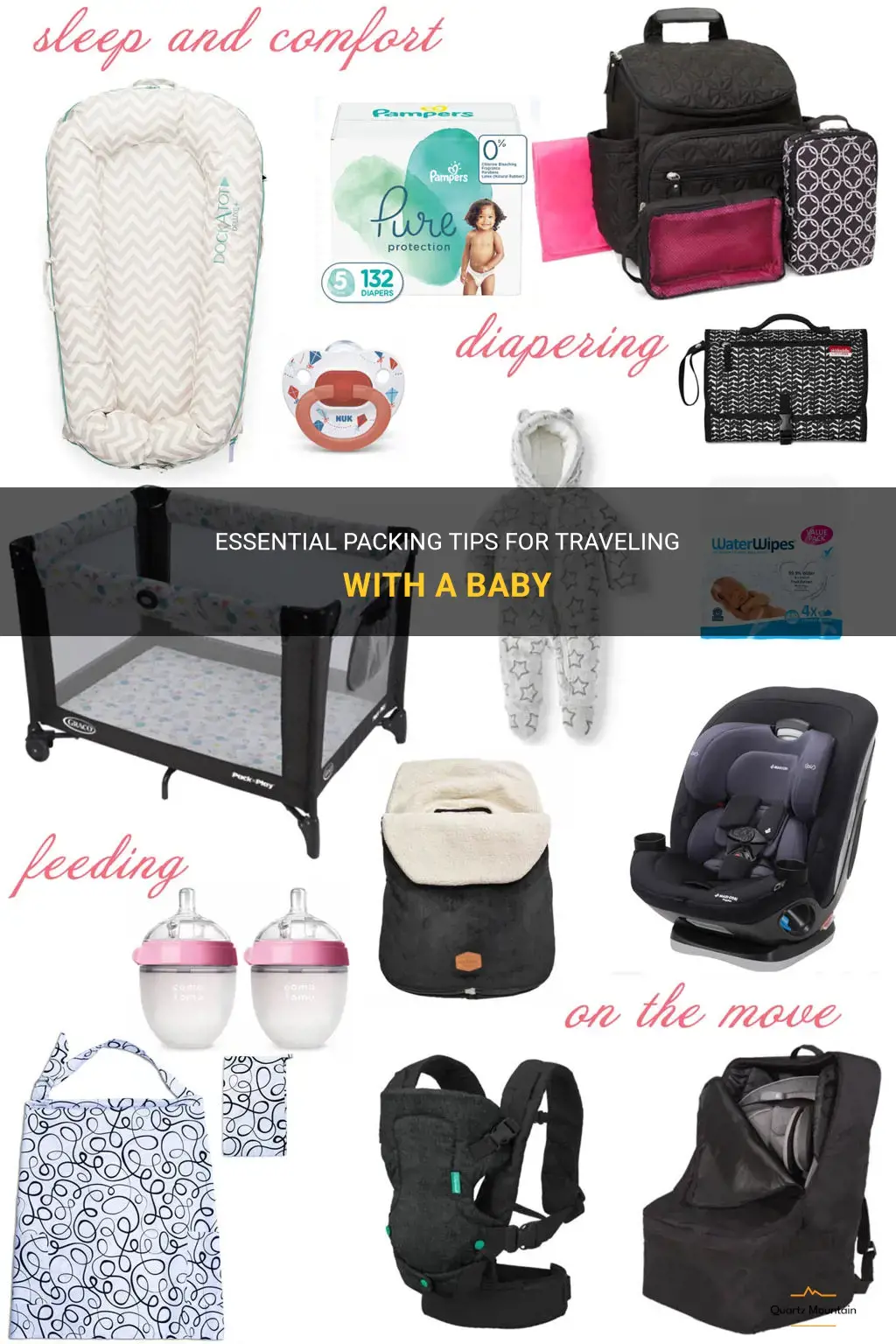 what to pack for a trip with a baby