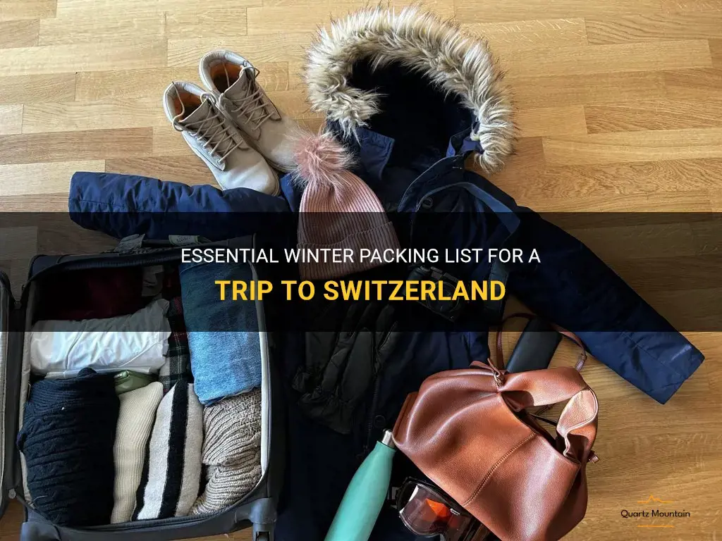 what to pack for a ttip to switzerland winter