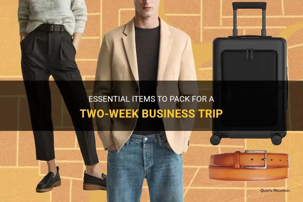 what to pack for a two week business trip