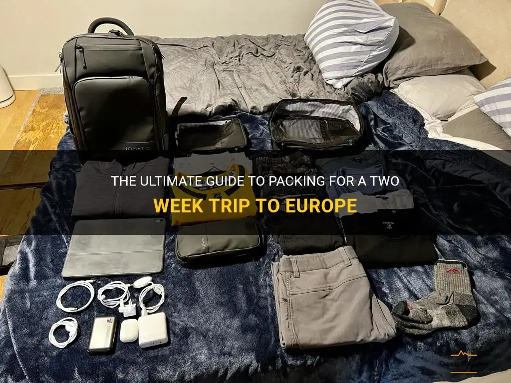what to pack for a two week trip to europe