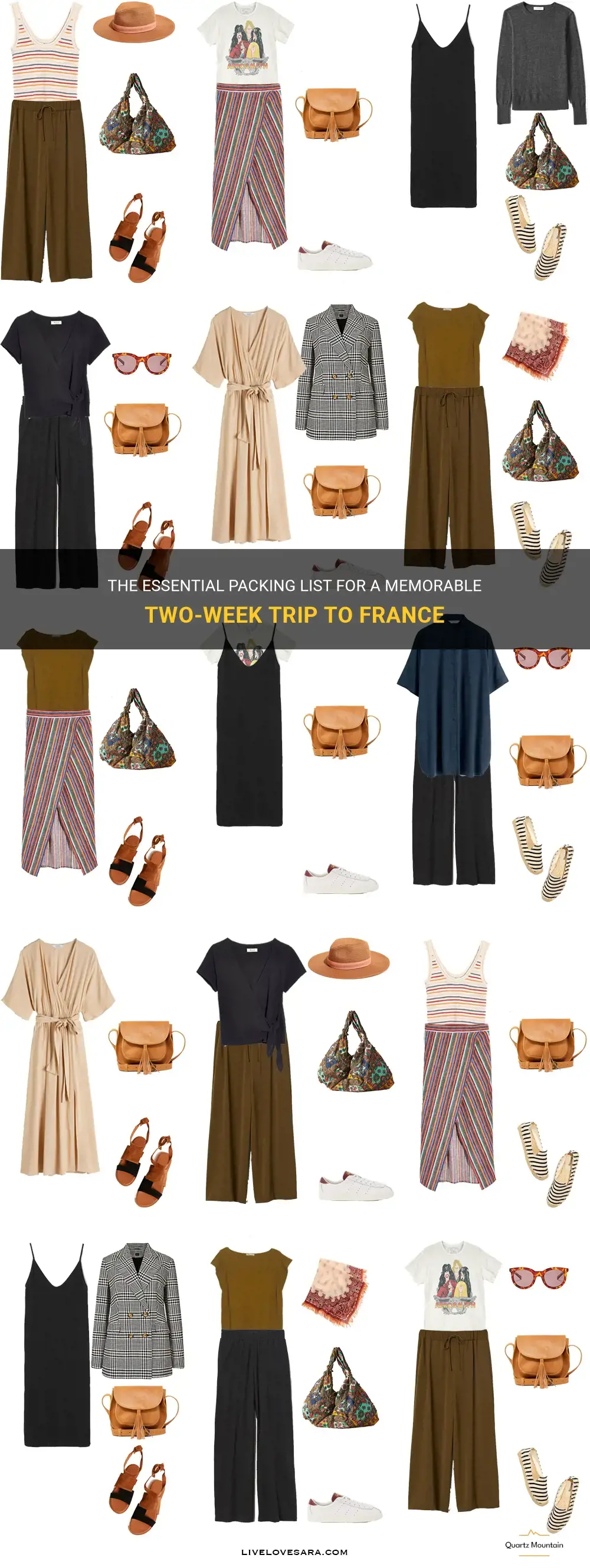 what to pack for a two week trip to france