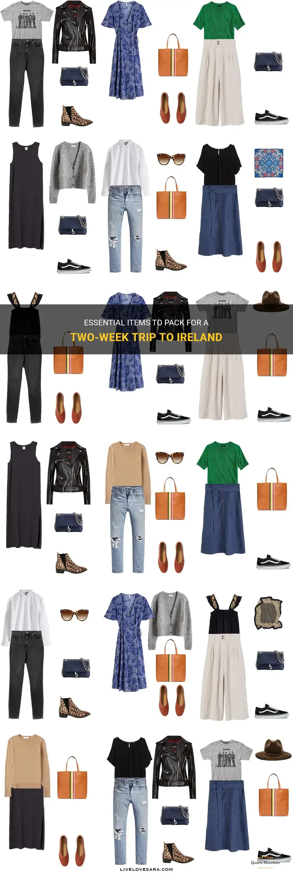 what to pack for a two week trip to ireland