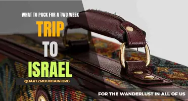 Essential Items to Pack for a Memorable Two Week Trip to Israel
