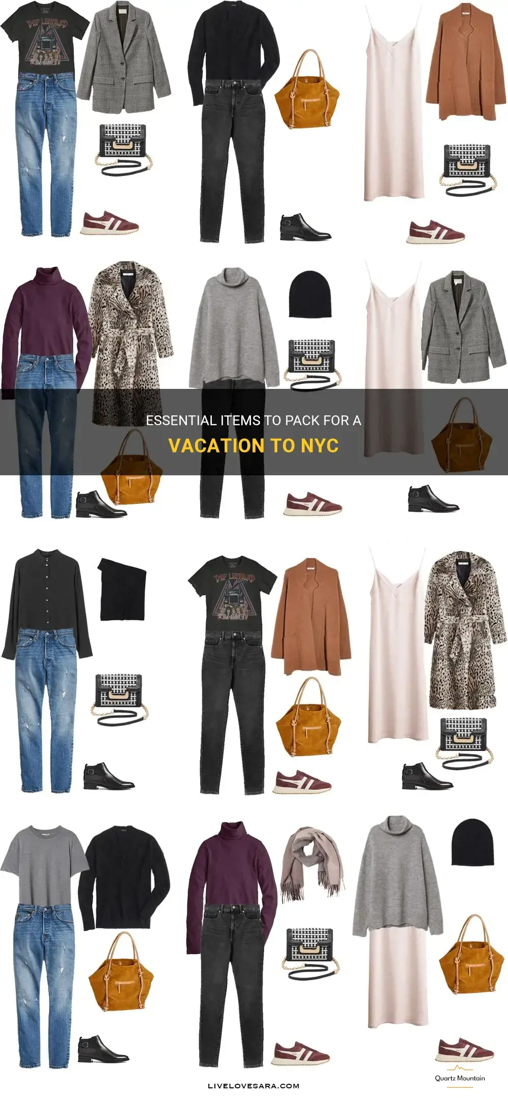 what to pack for a vacation to nyc