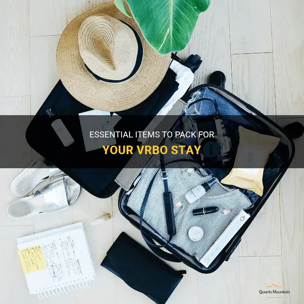 what to pack for a vrbo