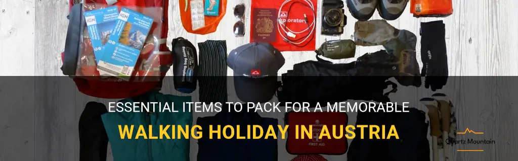 what to pack for a walking holiday in austria