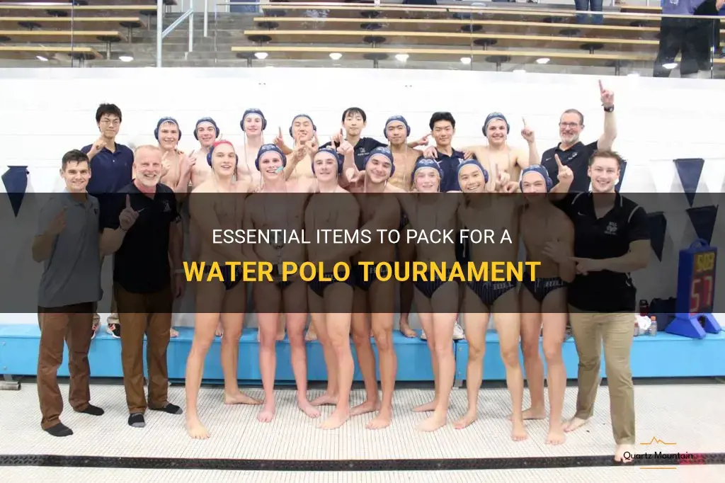 what to pack for a water polo tournament
