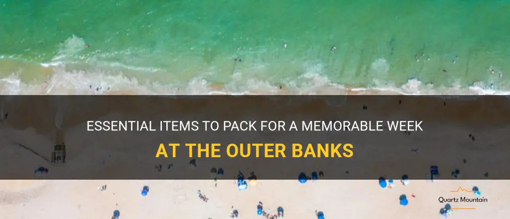 what to pack for a week at the outer banks