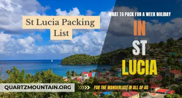 Essential Items for a Memorable Week-Long Holiday in St. Lucia