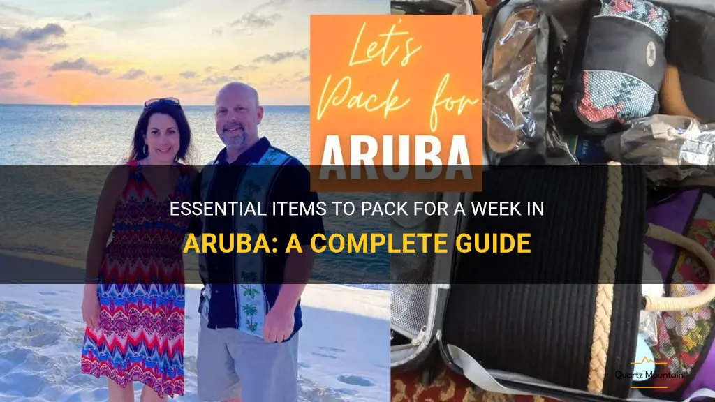 what to pack for a week in aruba