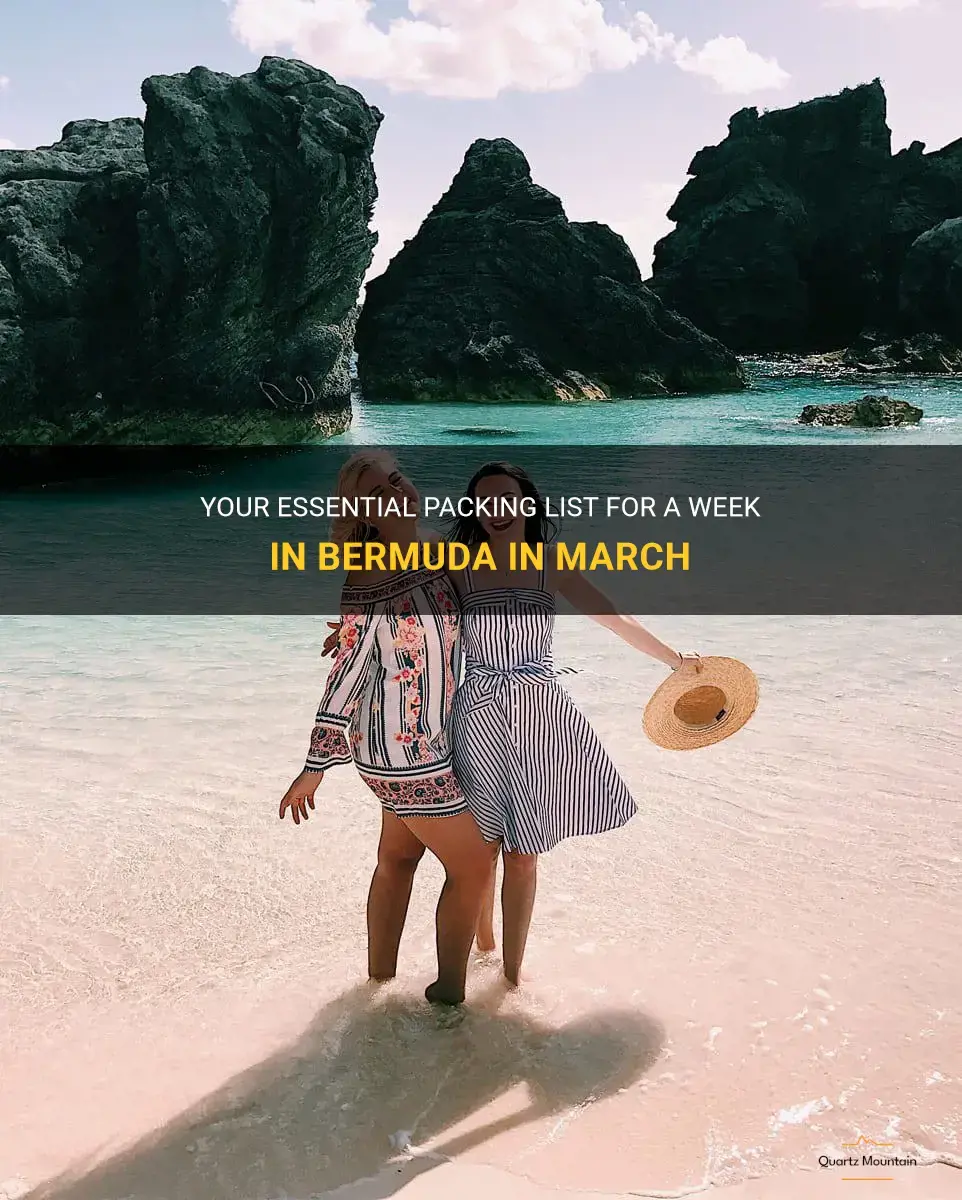 what to pack for a week in bermuda in march