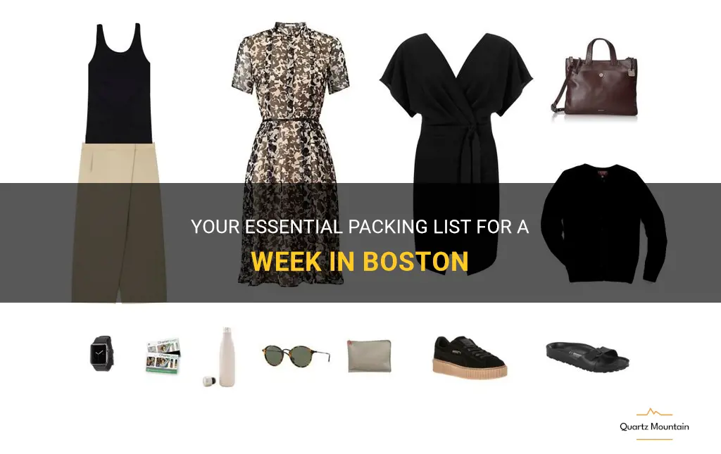 what to pack for a week in boston