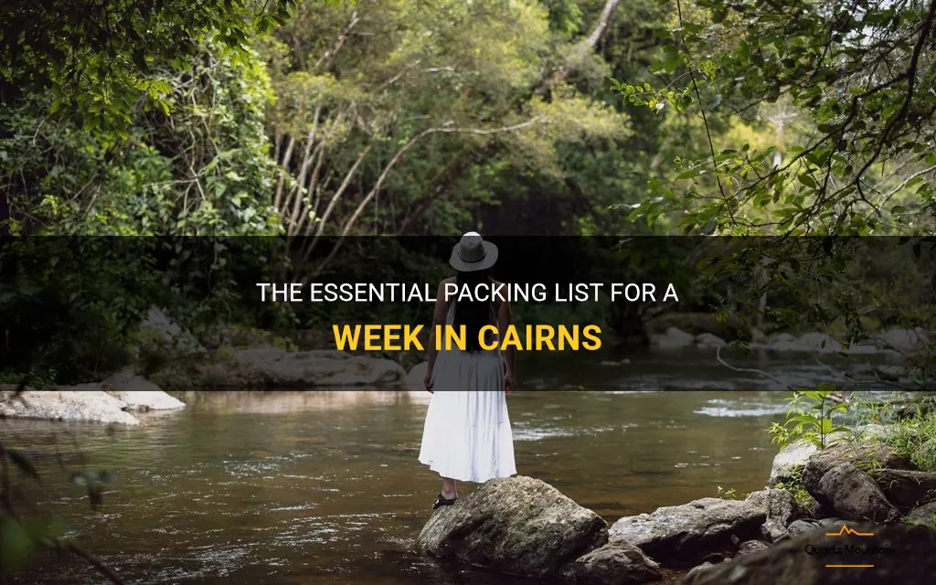what to pack for a week in cairns
