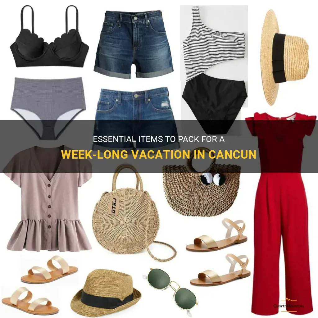 what to pack for a week in cancun