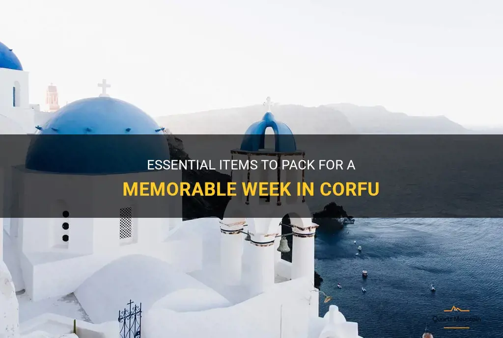 what to pack for a week in corfu