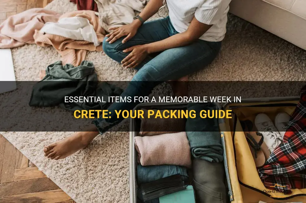 what to pack for a week in crete