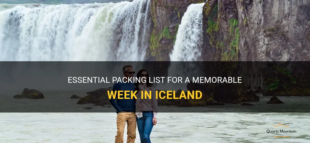 what to pack for a week in iceland