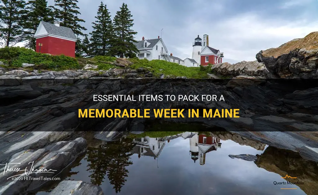 what to pack for a week in Maine