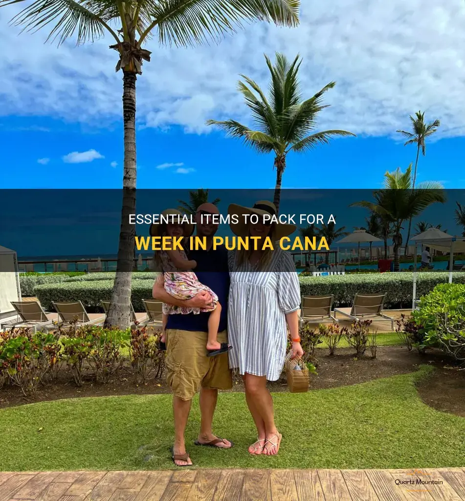 what to pack for a week in punta cana
