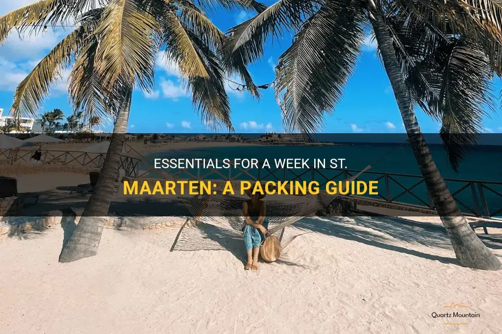 what to pack for a week in st maarten