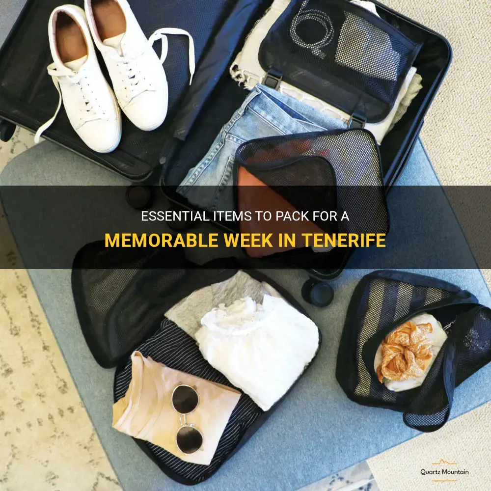 what to pack for a week in tenerife
