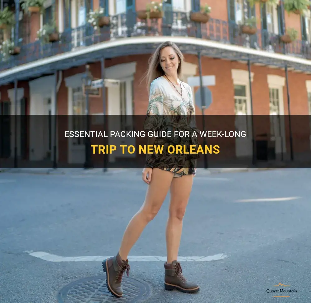 what to pack for a week trip to new orleans