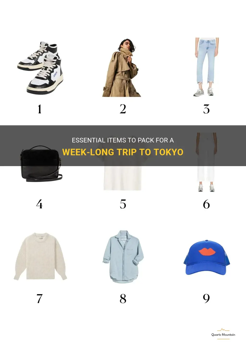 what to pack for a week trip to toyko