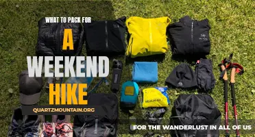 The Essential Packing List for a Weekend Hike