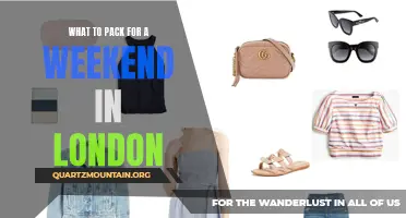Essential Items to Pack for a Memorable Weekend in London