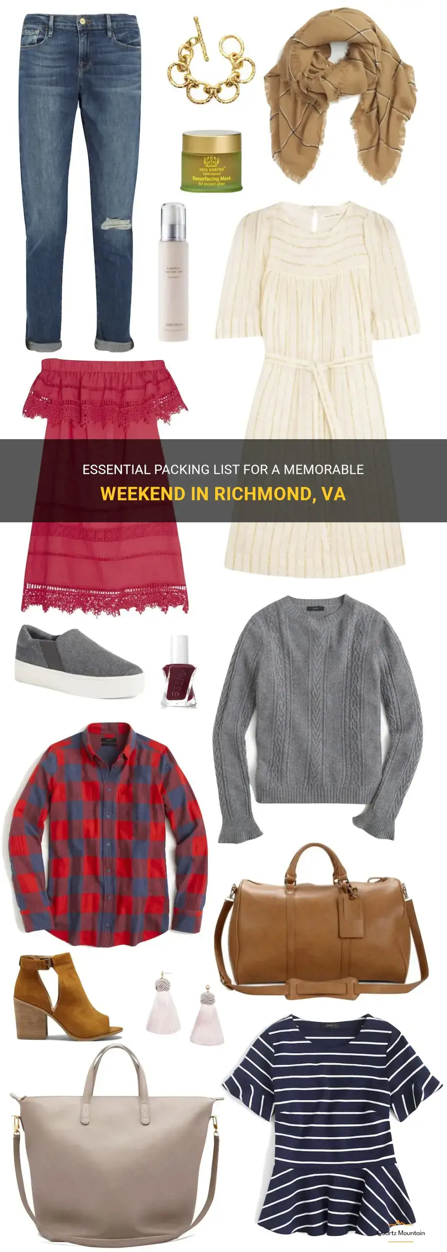 what to pack for a weekend in richmond va