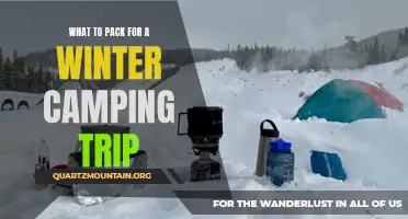 Essential Items to Pack for a Winter Camping Trip