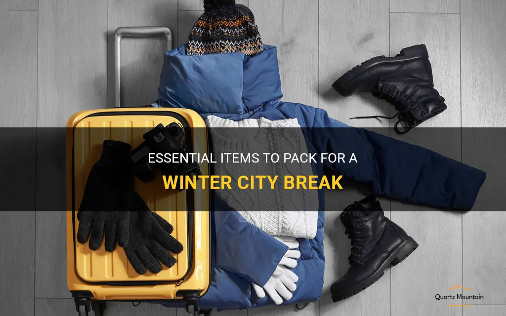 what to pack for a winter city break