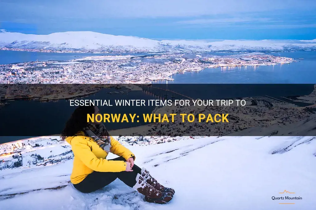 what to pack for a winter trip to norway